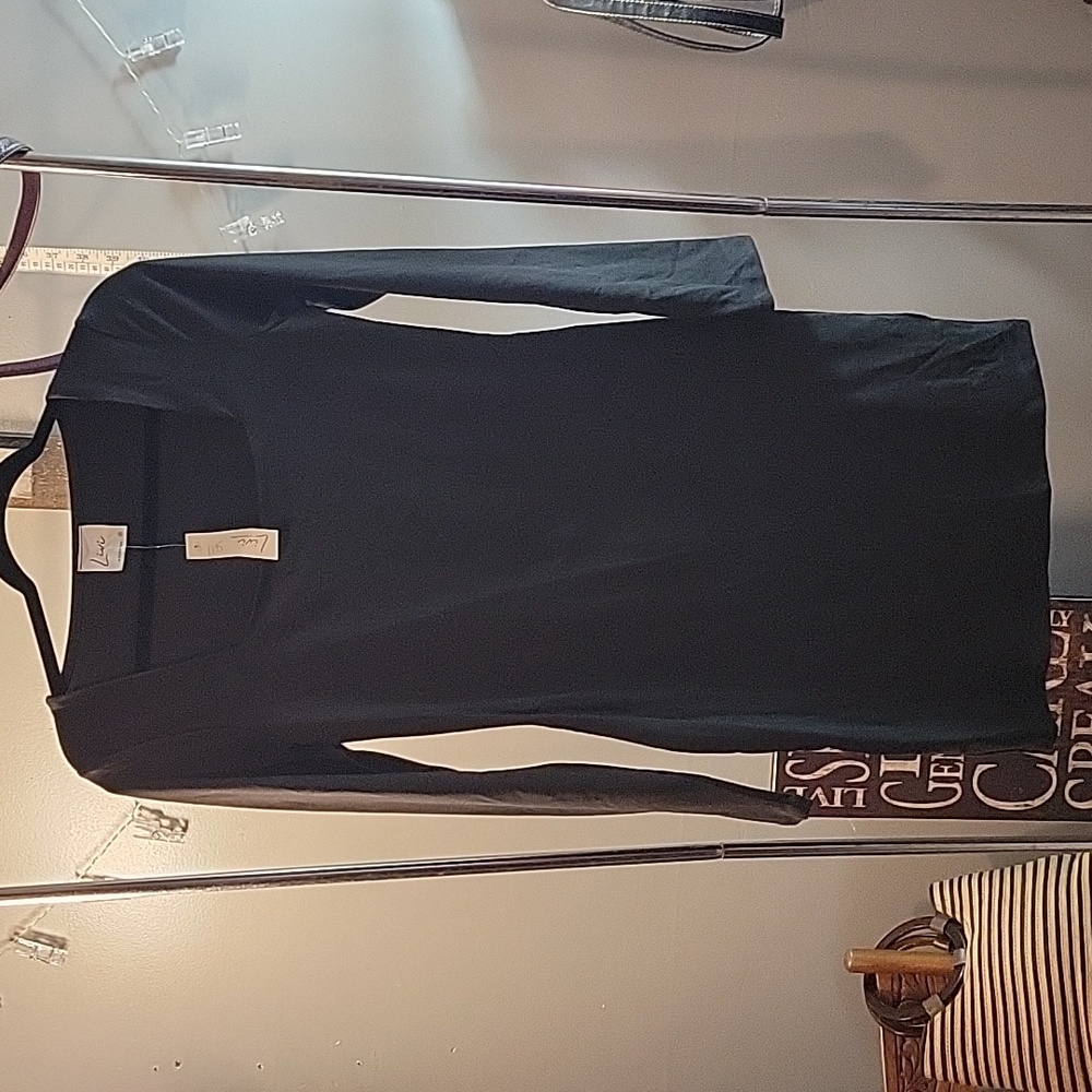 Livi black fitted dress NWT